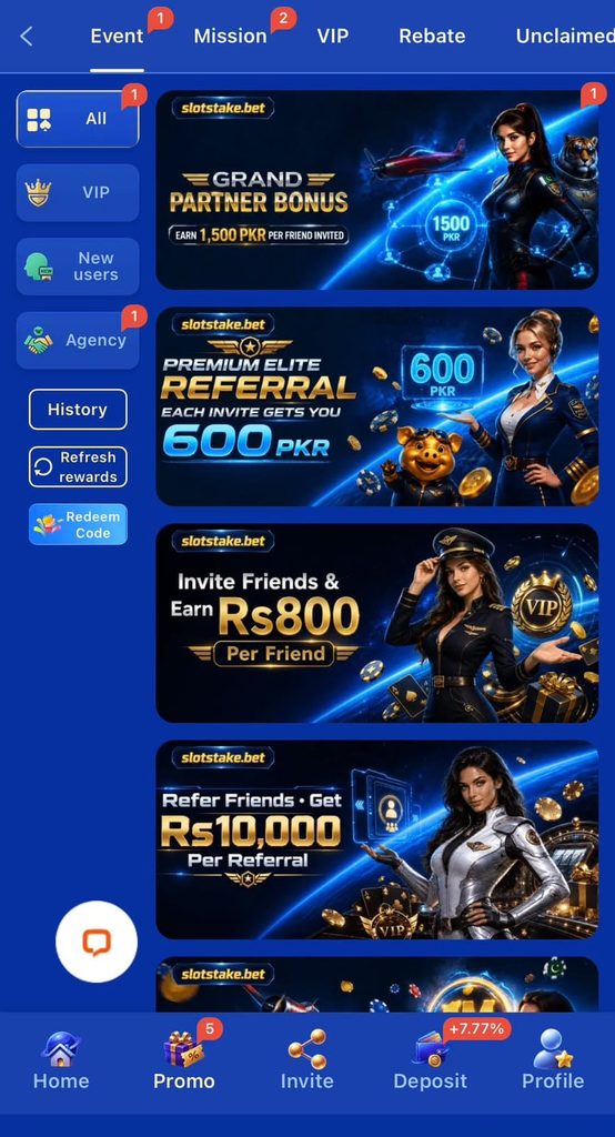 SLOTSTAKE Bet Game